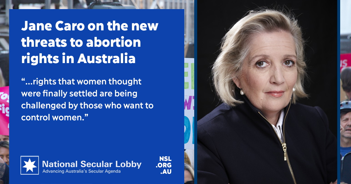 Jane Caro on threats to abortion rights in AUstralia